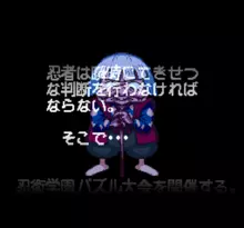 Image n° 1 - screenshots  : Nintama Rantarou - Ninjutsu Gakuen Puzzle Taikai no Dan